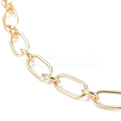 Brass Cable Chain Bracelet for Women BJEW-JB07898-1