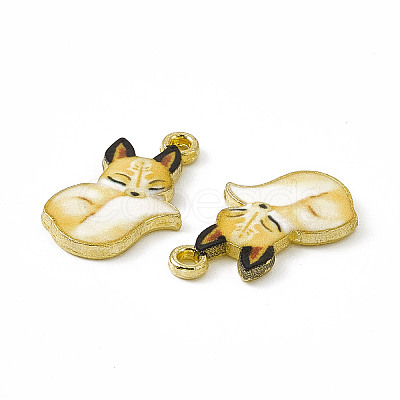 Painted Alloy Pendants LS-PALLOY-P288-05G-01-1