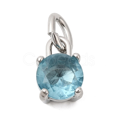 Birthdaystone Theme March 304 Stainless Steel Charms STAS-B128-60P-03-1