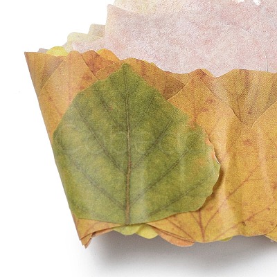 Paper Fallen Leaves Sticker Rolls LS-DIY-C080-01G-1