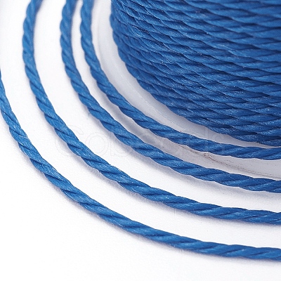 Round Waxed Polyester Cord X-YC-G006-01-1.0mm-08-1