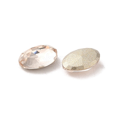 Glass Rhinestone Cabochons RGLA-P037-08A-D261-1