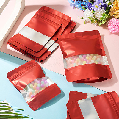 18Pcs 3 Styles PE Resealable Bags with Window OPP-TAD0001-01B-1