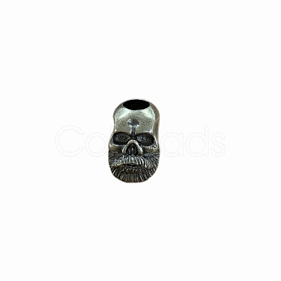 Skull Brass Beads FIND-WH0170-59B-1