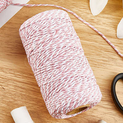 2 Rolls Macrame 2-Ply Cotton Braided Thread MAKN-CY0001-01C-1