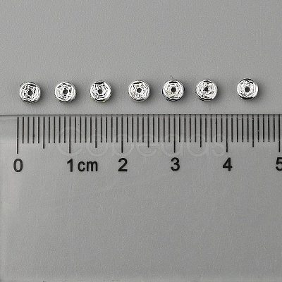 Brass Grade A Rhinestone Spacer Beads RSB034NF-1