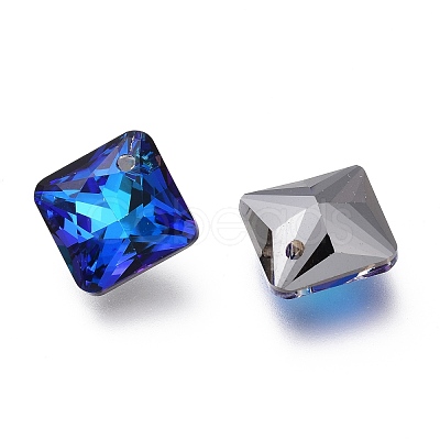 Glass Rhinestone Pendants X-RGLA-A024-D03-M1-1