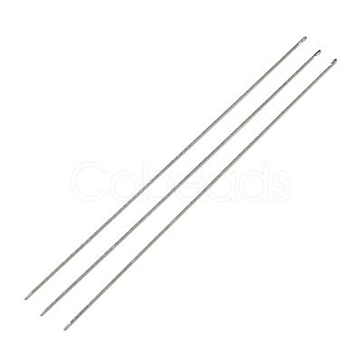 Steel Beading Needles with Hook for Bead Spinner TOOL-C009-01B-07-1