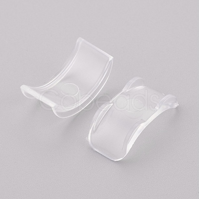 8Pcs 8 Sizes Plastic Invisible Ring Size Adjuster X-TOOL-H005-01-1