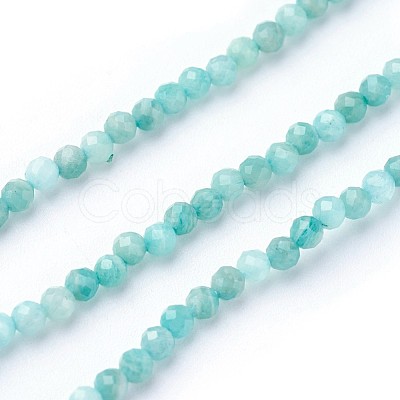 Natural Amazonite Beads Strands G-F619-26-2mm-1