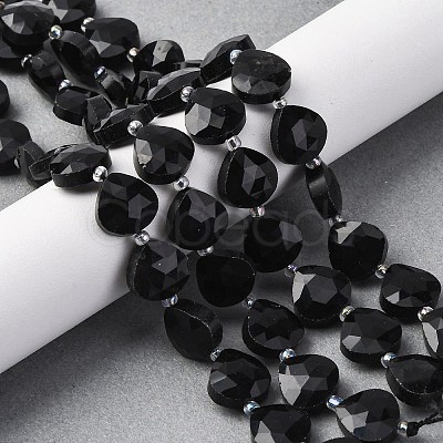 Natural Obsidian Beads Strands G-P570-E20-02-1