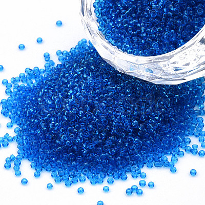 15/0 Transparent Czech Glass Seed Beads SEED-N004-004-06-1