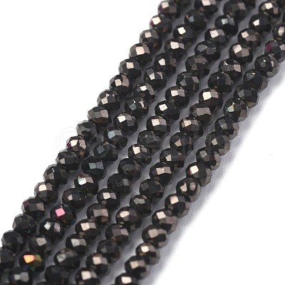 Electroplate Glass Beads Strands GLAA-F079-A-FP10-1