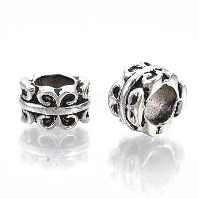Tibetan Style Alloy Beads X-TIBE-R317-072AS-LF-1