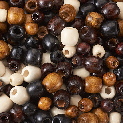 Cheriswelry Dyed Natural Wood Beads WOOD-CW0001-01-LF-1