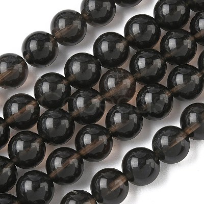Natural Ice Obsidian Beads Strands G-P590-A01-10mm-02-1