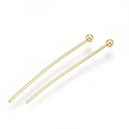 Brass Ball Head Pins KK-S348-208-1