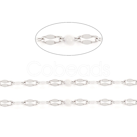 Handmade 304 Stainless Steel Dapped Chains CHS-D026-16I-P-1
