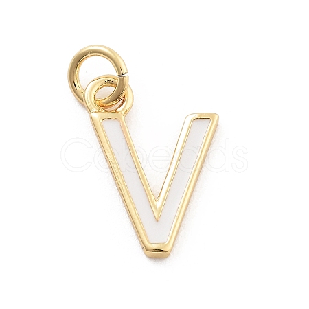 Rack Plating Brass Pendants KK-C065-05V-G-1
