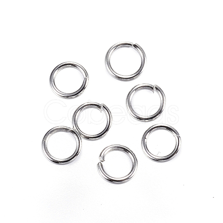 Tarnish Resistant 304 Stainless Steel Open Jump Rings STAS-E147-37P-3.5mm-1