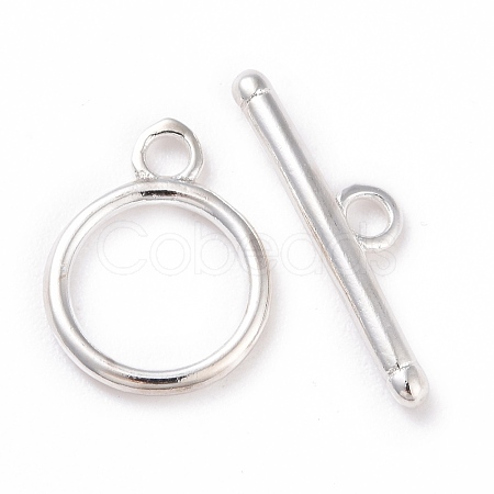 Eco-friendly Brass Toggle Clasps KK-D082-17S-1