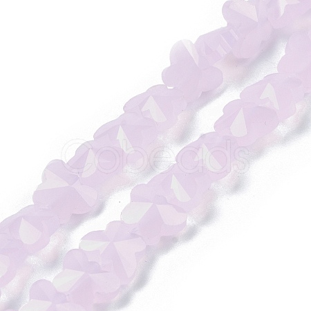 Imitation Jade Glass Beads Strands EGLA-L045-I-A06-1