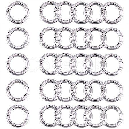 Zinc Alloy Spring Gate Rings FIND-SP0001-08B-1