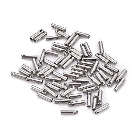 Tarnish Resistant 201 Stainless Steel Cord Ends STAS-F250-10P-A-1