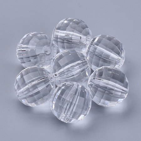 Transparent Acrylic Beads TACR-Q254-18mm-V01-1