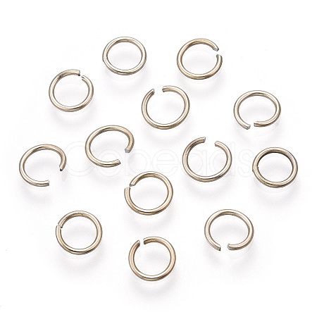 Aluminum Wire Open Jump Rings ALUM-R005-0.8x6-26-1