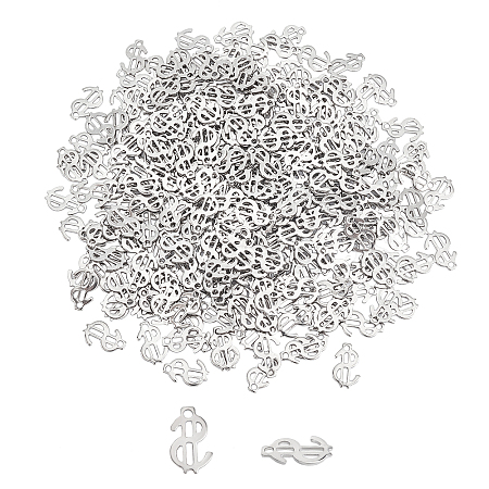 300Pcs 304 Stainless Steel Pendants STAS-UN0022-78-1