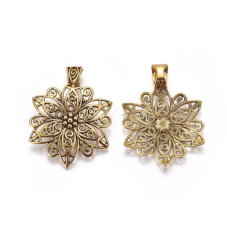 Tibetan Style Alloy Focal Pendants LS-GLF9727Y-1