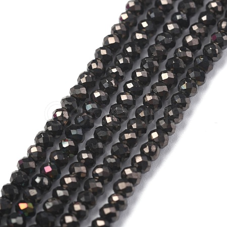 Electroplate Glass Beads Strands GLAA-F079-A-FP10-1