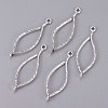 Tibetan Style Oval Links connectors TIBEP-A10954-AS-LF-1