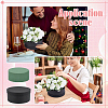 1Pc Round Cardboard Paper Storage Boxes with 1Pc Phenolic Plastic Flower Craft Foam CON-PH0003-42-5