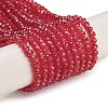 Baking Paint Transparent Glass Beads Strands DGLA-A034-J2mm-B-2