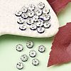 Brass Rhinestone Spacer Beads RB-A014-L6mm-05S-4