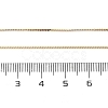 Ion Plating(IP) 304 Stainless Steel Serpentine Chain Necklace for Men Women NJEW-G076-01B-G-3