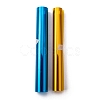 2 Set 2 Colors Clear Glitter PEC Vinyl Fabrics cellophane DIY-FH0002-71-1