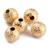Long-Lasting Plated Brass Beads KK-O133-004B-G-1