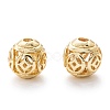 Alloy Hollow Beads PALLOY-P238-10G-RS-2