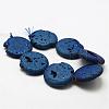 Electroplated Natural Druzy Geode Crystal Beads Strands G-N0251-30mm-04-2