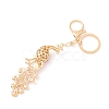 Alloy Rhinestone Keychain PW-WG42533-03-2