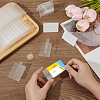 V-Shaped Transparent Acrylic Slant Back Sign Holder ODIS-WH0030-146-3