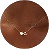 Simple Style Adjustable 316L Surgical Stainless Steel Heart and Initial Pendant Necklaces for Women WG95AEF-17-1