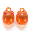 Autumn Theme Transparent Acrylic Pendants TACR-T024-04B-921-2