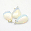 Teardrop Opalite Pendants G-Q368-21-2