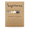 667 Stainless Steel with Natural Yellow Quartz & Natural Howlite & Natural Sodalite Chip Pendant Necklaces FS-WGFED6E-06-1