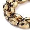 Synthetic Non-magnetic Hematite Beads Strands G-P545-G02-01C-3