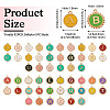 52Pcs 2 Styles Alloy Enamel Pendants FIND-TA0008-50-4